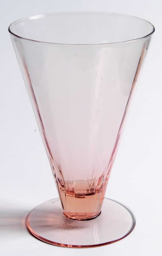 14196-Pink 9 Oz Footed Tumbler by Tiffin-Franciscan-1