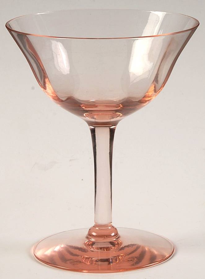 14196-Pink Champagne/Tall Sherbet by Tiffin-Franciscan-1