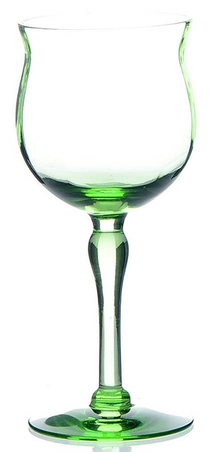 14199 Green (Optic) Wine Glass by Tiffin-Franciscan-1