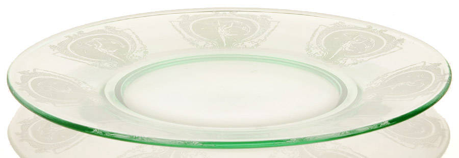 Nymph Green (Stem 15011) Luncheon Plate by Tiffin-Franciscan-1