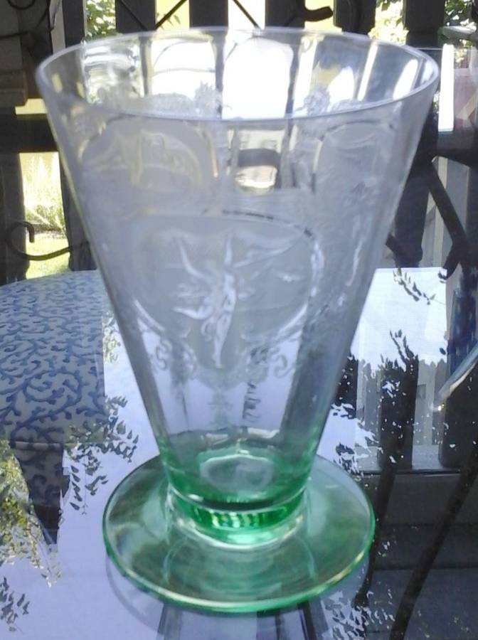 Nymph Green (Stem 15011) Footed Tumbler by Tiffin-Franciscan-1