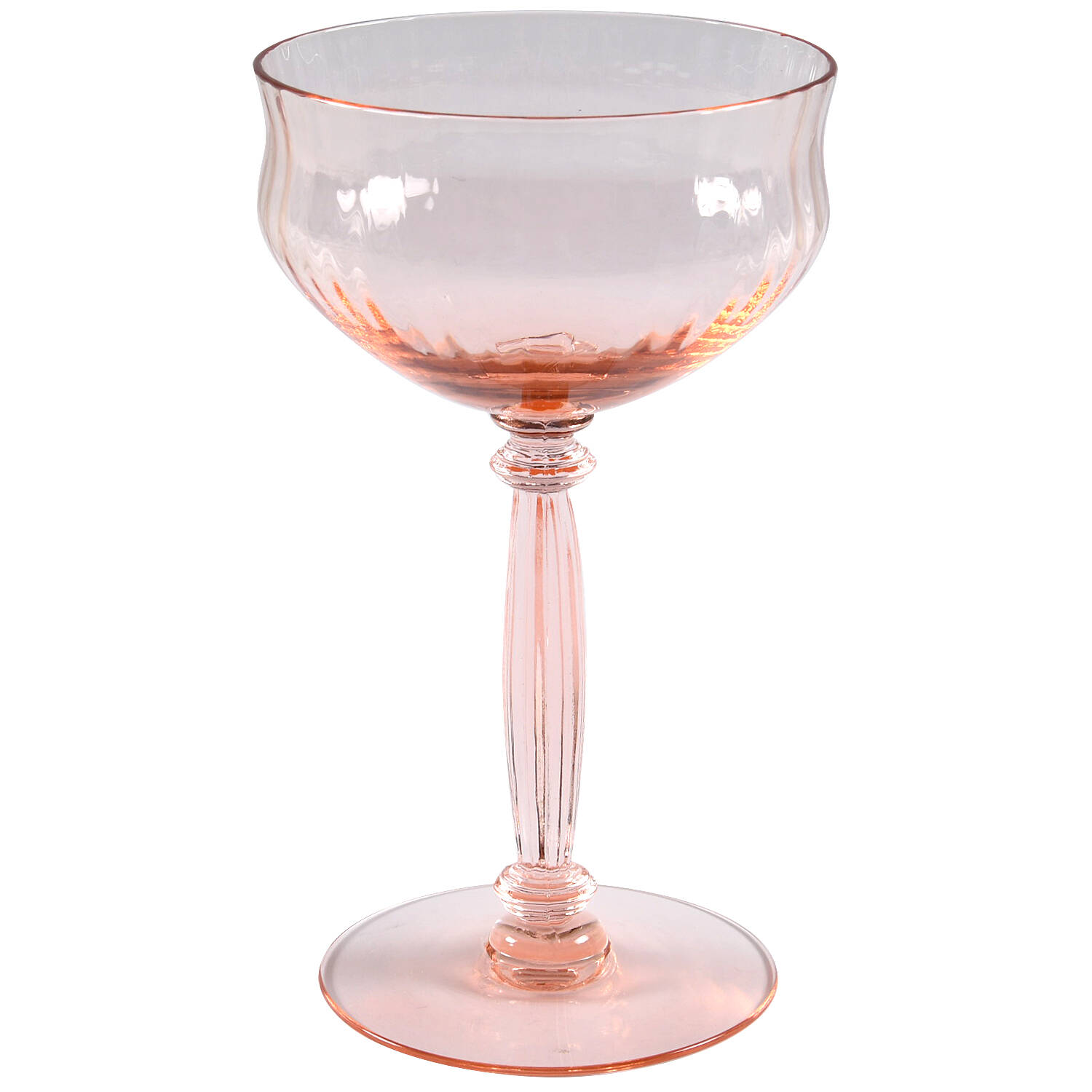15018 Pink (Wire Optic) Champagne/Tall Sherbet by Tiffin-Franciscan-1