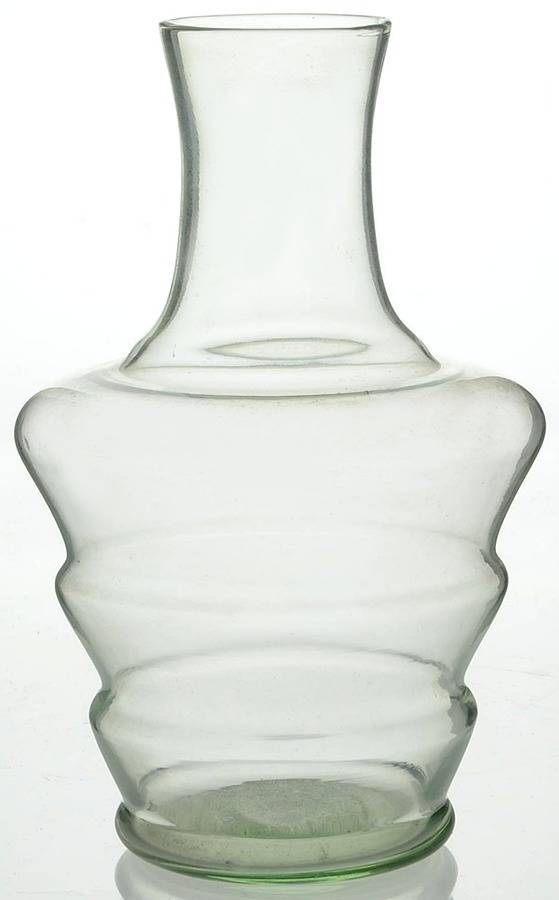 15028 Green Decanter No Stopper by Tiffin-Franciscan-1