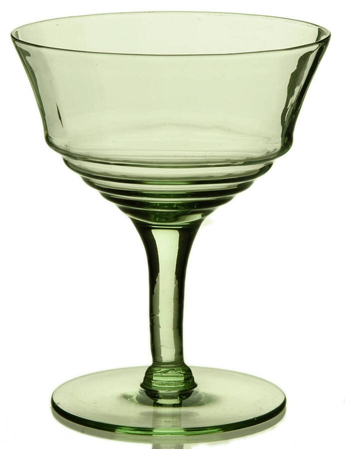 15028 Green Low Sherbet by Tiffin-Franciscan-1