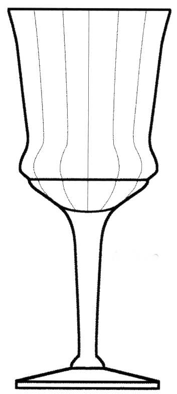 15028 Yellow Water Goblet by Tiffin-Franciscan-1