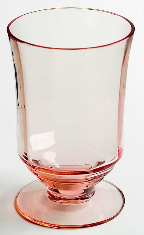 15039 Rose 5 Oz Footed Tumbler by Tiffin-Franciscan-1