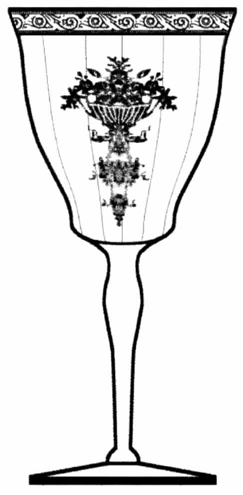 15042-3 (Gold) Water Goblet by Tiffin-Franciscan-1