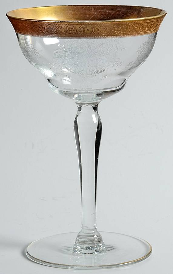 15042-3 (Gold) Champagne/Tall Sherbet by Tiffin-Franciscan-1