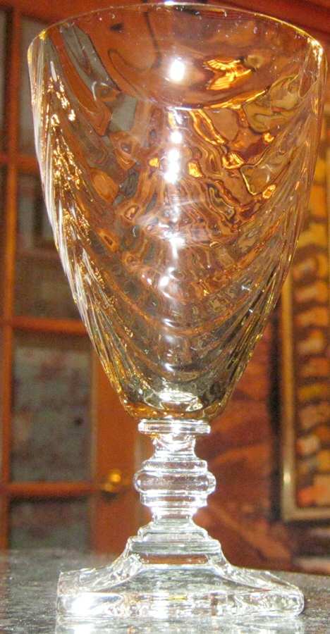 15064 Yellow (Mandarin) Water Goblet by Tiffin-Franciscan-1