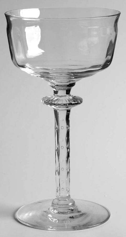 15065 Clear Champagne/Tall Sherbet by Tiffin-Franciscan-1