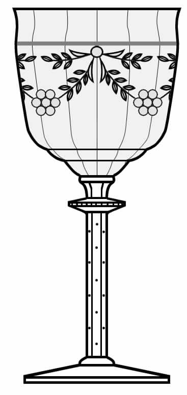 15065-1 Water Goblet by Tiffin-Franciscan-1