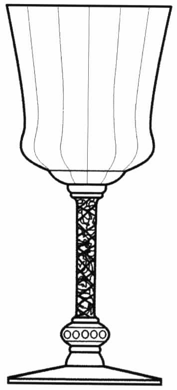 15066 Clear Water Goblet by Tiffin-Franciscan-1