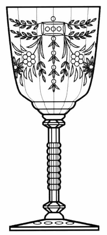 15067-1 Water Goblet by Tiffin-Franciscan-1