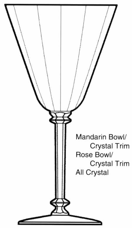 15072 Yellow Water Goblet by Tiffin-Franciscan-1