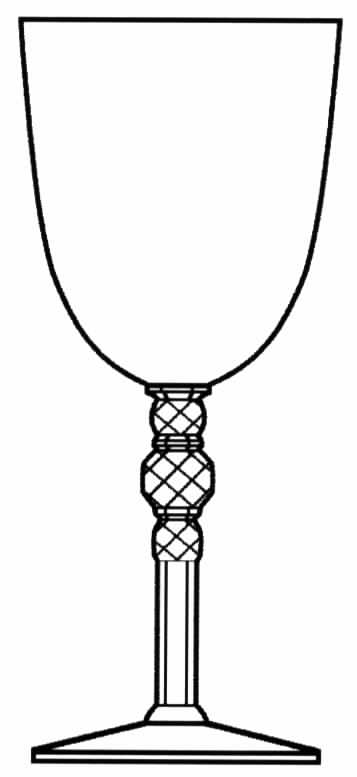15073 Water Goblet by Tiffin-Franciscan-1