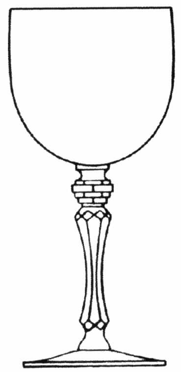 15074 Water Goblet by Tiffin-Franciscan-1