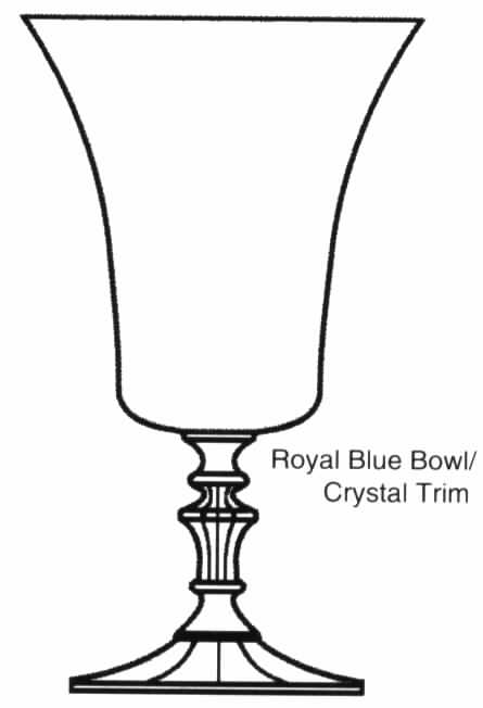 15076 Blue Water Goblet by Tiffin-Franciscan-1