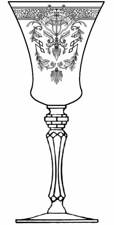 Mayfield Water Goblet by Tiffin-Franciscan-1
