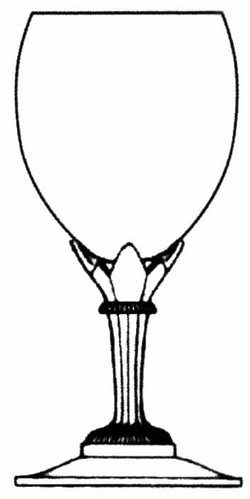 17306 Water Goblet by Tiffin-Franciscan-1