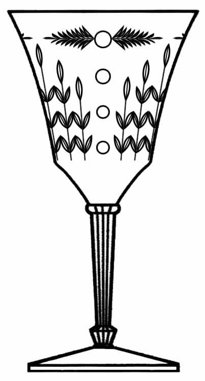 17323-1 Water Goblet by Tiffin-Franciscan-1