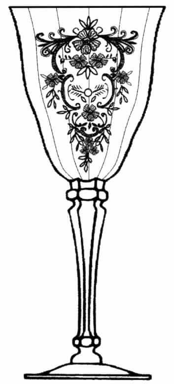 17356-1 Water Goblet by Tiffin-Franciscan-1