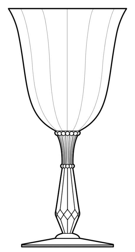 17378 Water Goblet by Tiffin-Franciscan-1