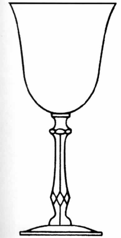 17441 Water Goblet by Tiffin-Franciscan-1