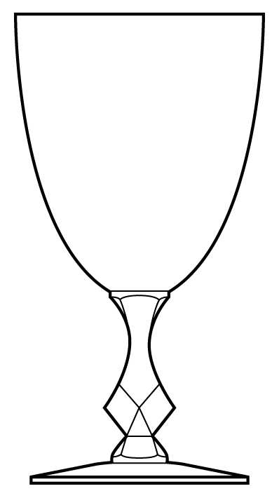 17524 Water Goblet by Tiffin-Franciscan-1
