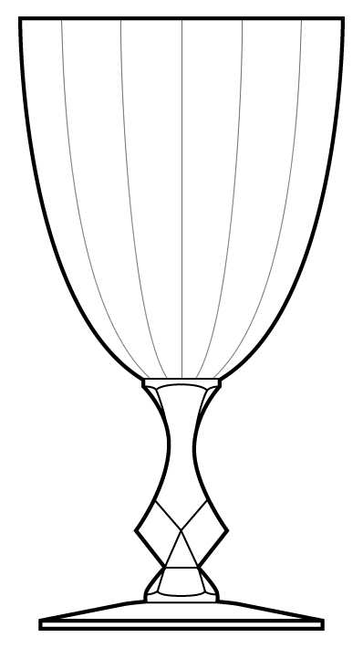 17524-17 Water Goblet by Tiffin-Franciscan-1