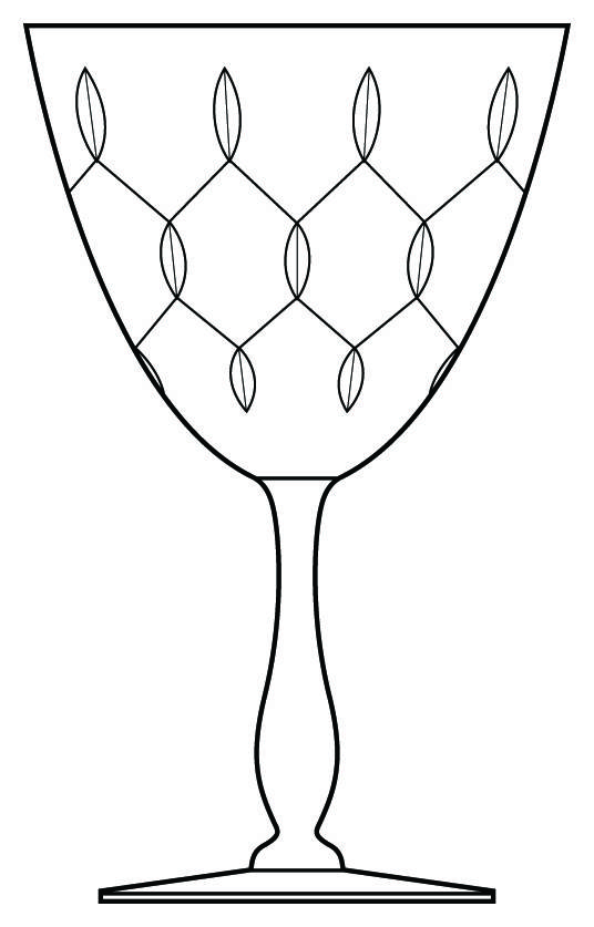 17551 Water Goblet by Tiffin-Franciscan-1