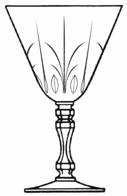 17651 Water Goblet by Tiffin-Franciscan-1