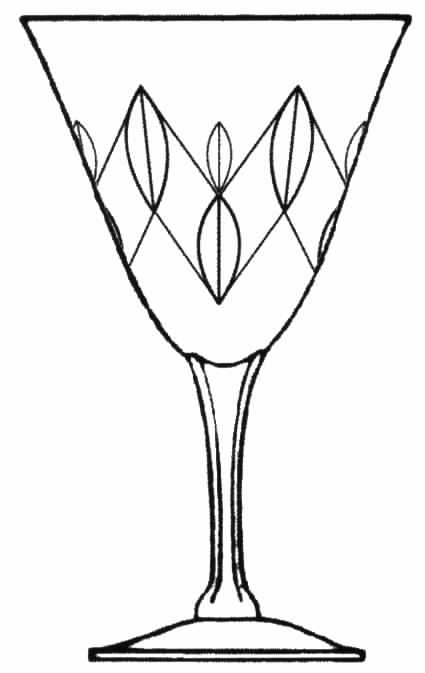17665-1 Water Goblet by Tiffin-Franciscan-1