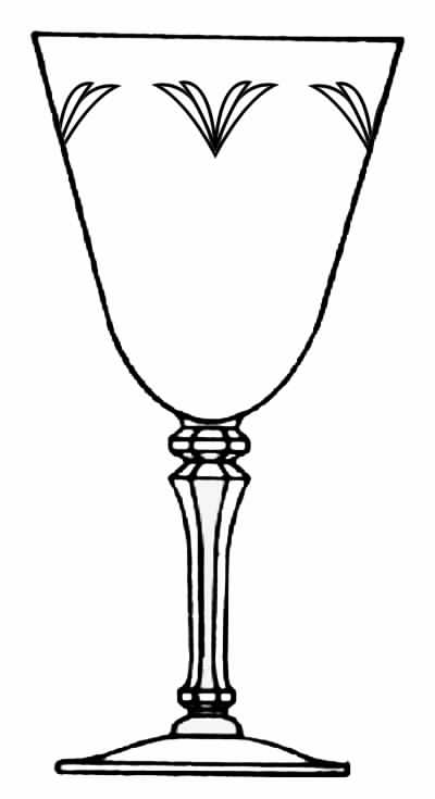 17667-5 Water Goblet by Tiffin-Franciscan-1