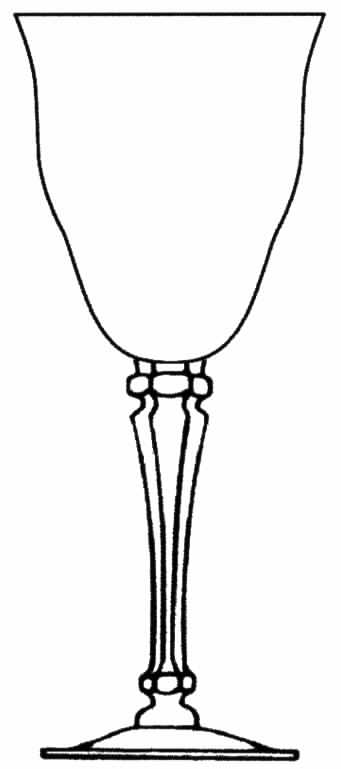 17691 Gold Water Goblet by Tiffin-Franciscan-1