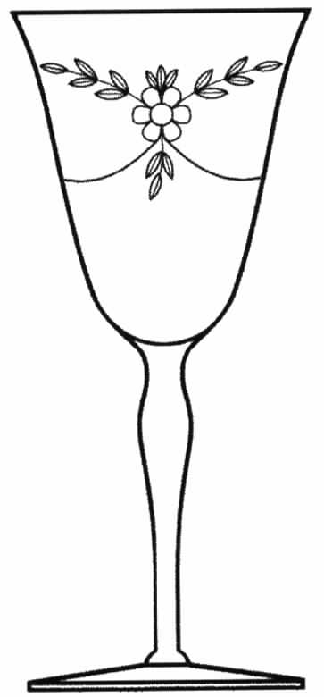 2000-2 Water Goblet by Tiffin-Franciscan-1