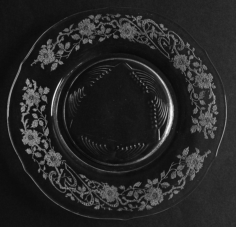 Etch 601 (Stem 2000) 7" Salad Plate by Tiffin-Franciscan-1
