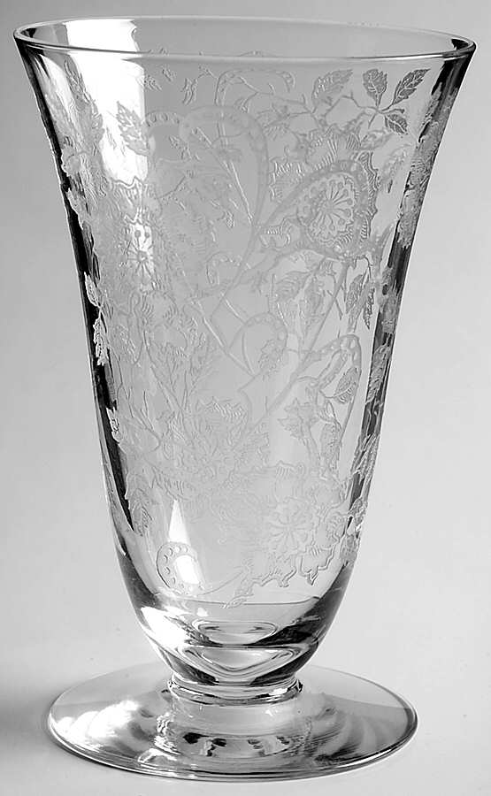 Etch 601 (Stem 2000) 10 Oz Footed Tumbler by Tiffin-Franciscan-1