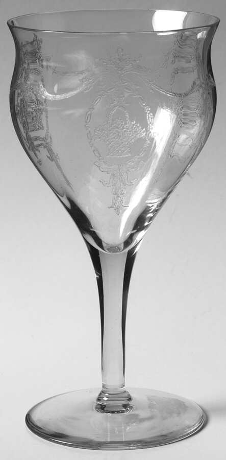 Adam Clear Water Goblet by Tiffin-Franciscan-1