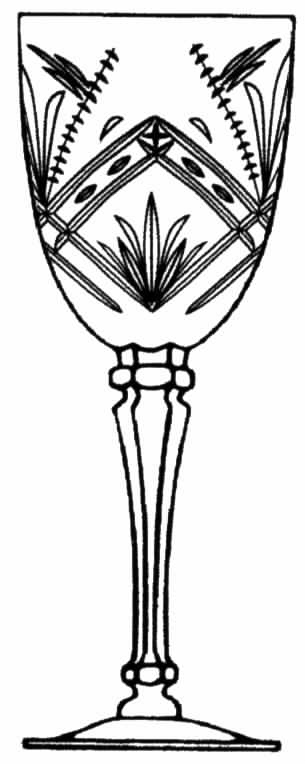 Adoration Water Goblet by Tiffin-Franciscan-1