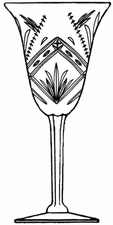 Adoration Water Goblet by Tiffin-Franciscan-1