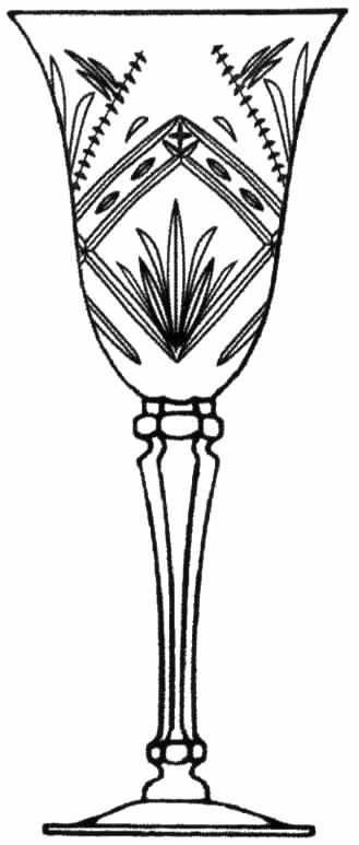 Adoration Water Goblet by Tiffin-Franciscan-1