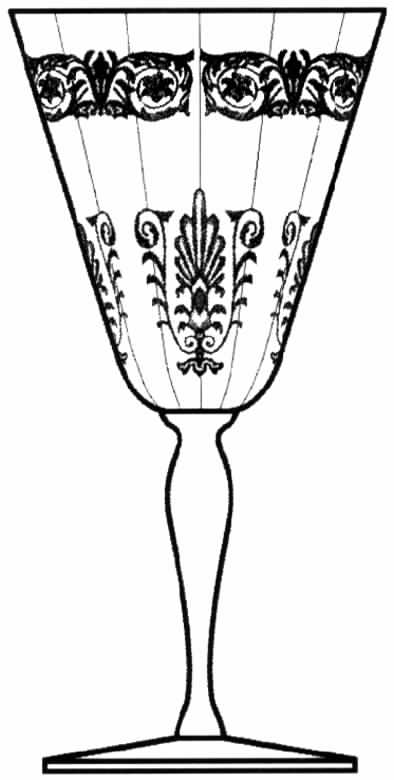 Adriana Water Goblet by Tiffin-Franciscan-1