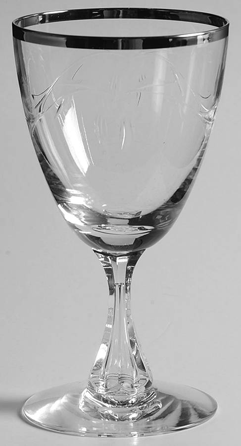Affection (Platinum Trim) Wine Glass by Tiffin-Franciscan-1