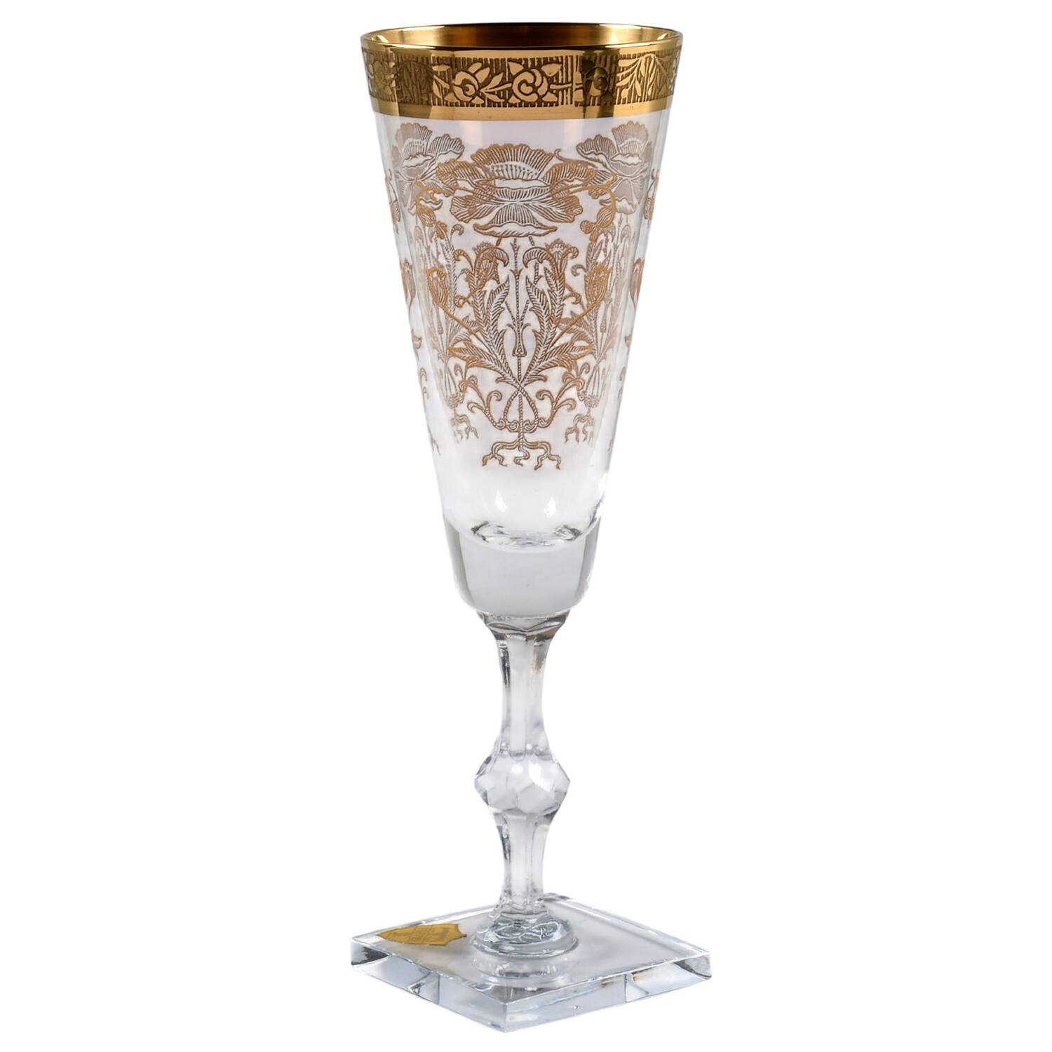 Alexandria Gold Fluted Champagne by Tiffin-Franciscan-1
