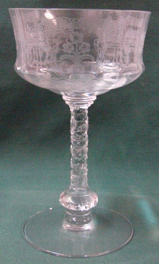 Alhambra Clear Champagne/Tall Sherbet by Tiffin-Franciscan-1