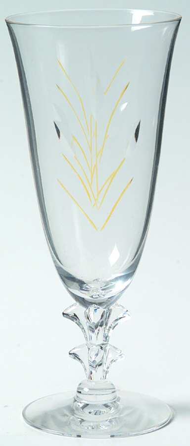 Aloha Clear (Amber In Cut) Juice Glass by Tiffin-Franciscan-1