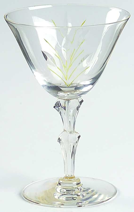 Aloha Clear (Amber In Cut) Liquor Cocktail by Tiffin-Franciscan-1