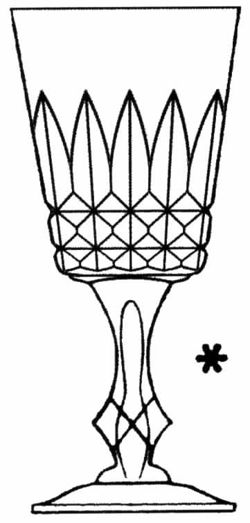 Anastasia (Rynana) Water Goblet by Tiffin-Franciscan-1