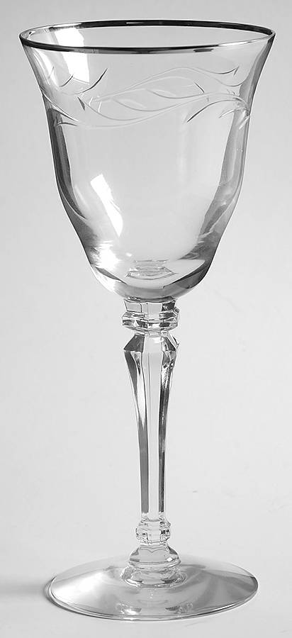 Angelique (Platinum Trim) Wine Glass by Tiffin-Franciscan-1