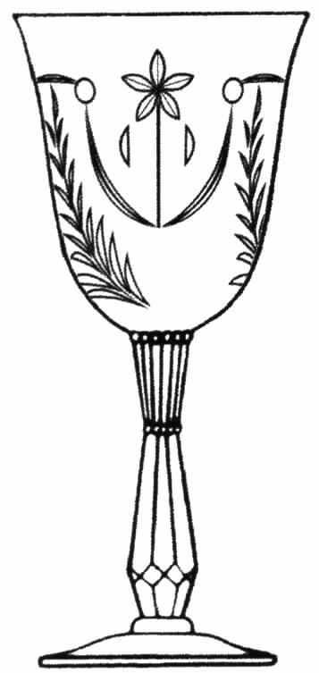 Ankara Water Goblet by Tiffin-Franciscan-1